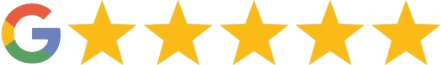 Five-star Google reviews